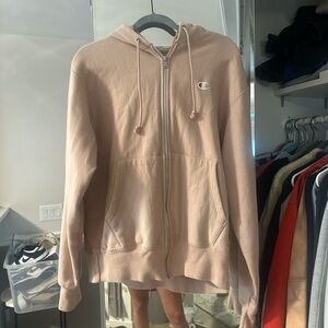 BNWOT Champion Light pink Zip-Up Hoodie